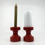 2 Steuler ceramic candle holders • Design Cari Zalloni • Circa 60-70