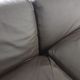 Vico Magistretti for Cassina "Fiandra" 3-Seater dark brown leather sofa, Italy 1970