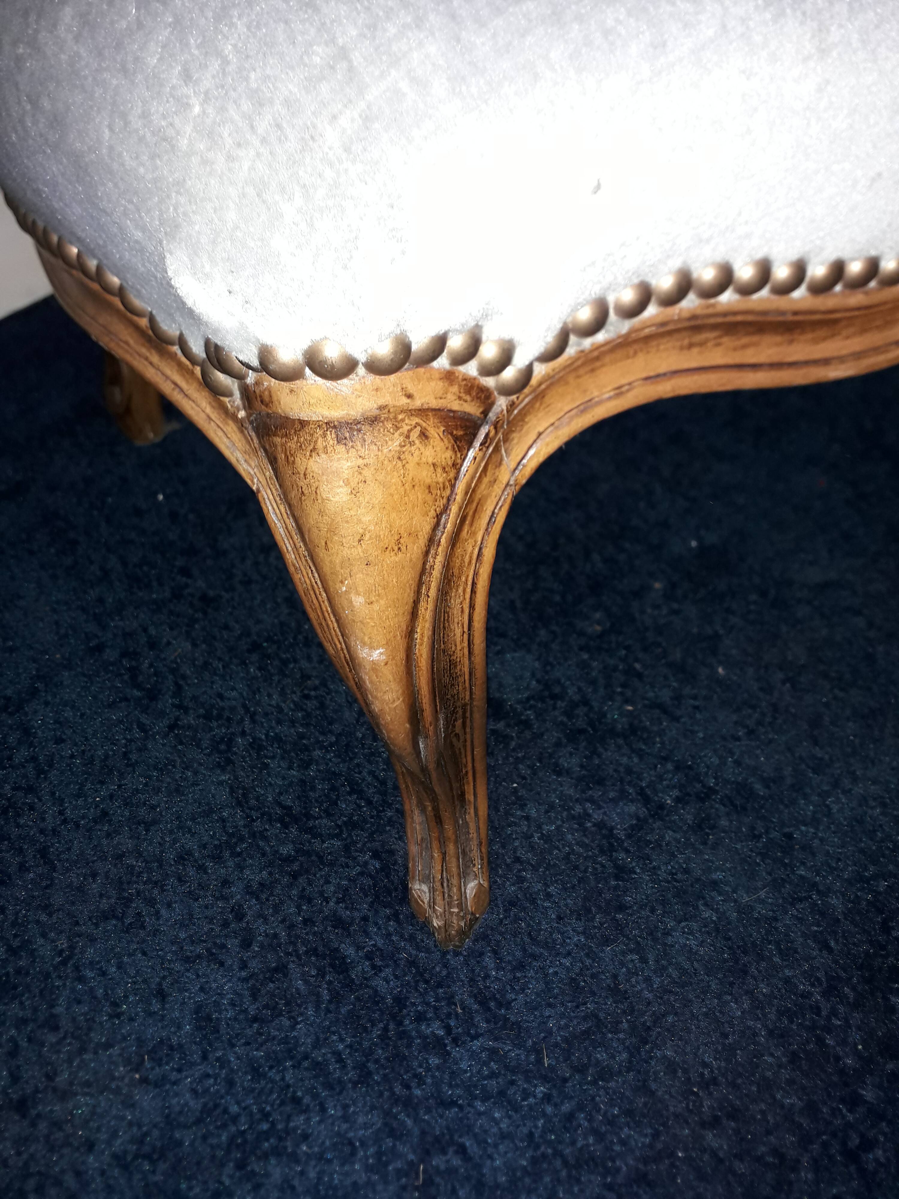 Louis XV style low chair