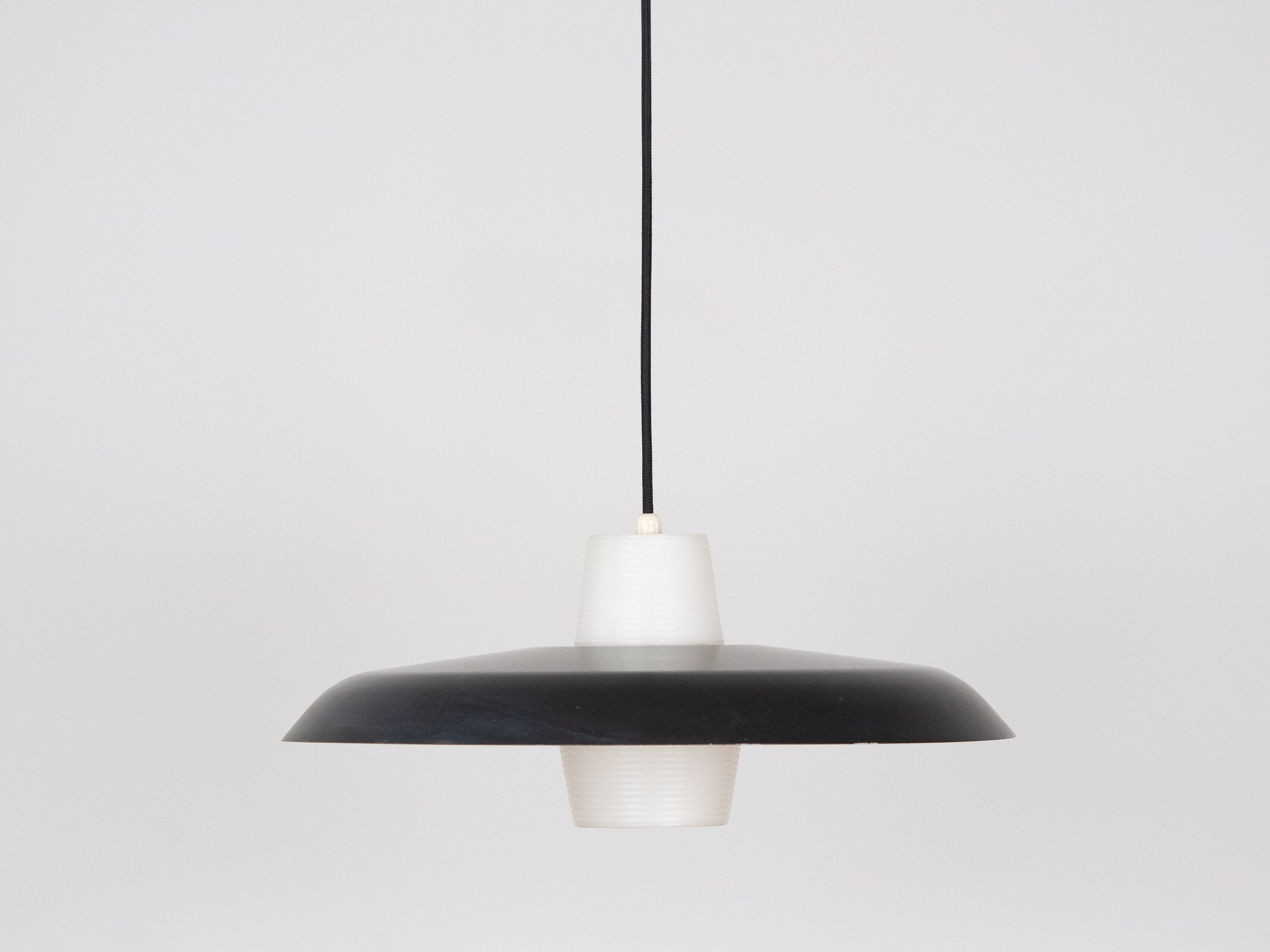 Danish vintage pendant lamp by Bent Karlby, 1960s