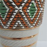 Jacques Breugnot enamelled ceramic vase 60s