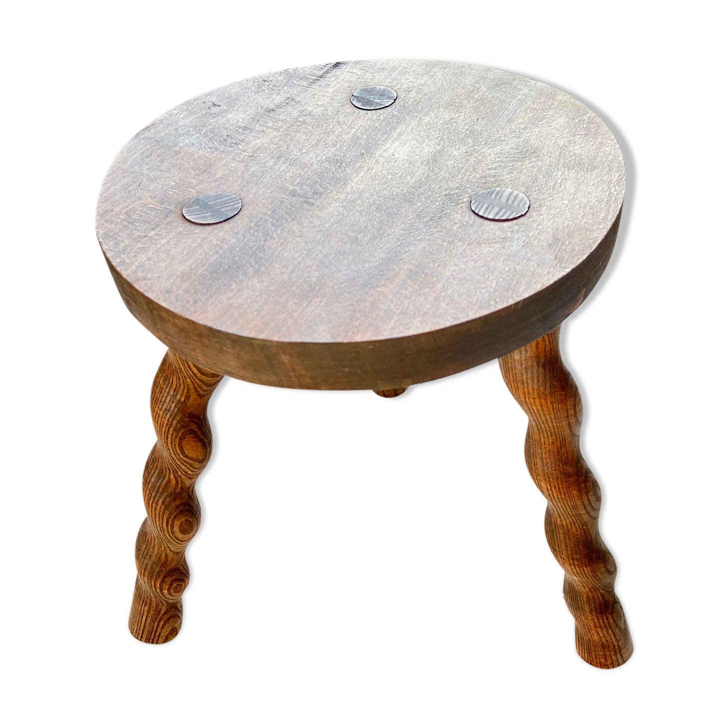 Brutalist tripod stool