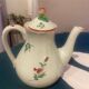 K & G Lunéville Antique teapot in Strasbourg faience 19th century