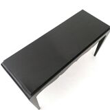 Black Lacquered Durmast Oak Bench, Italy