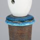 Nils Kahler ceramic table lamp by Herman A. Kähler, Denmark, 1960 signed