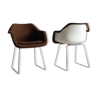 Pair of Robin Day design armchairs for Hille