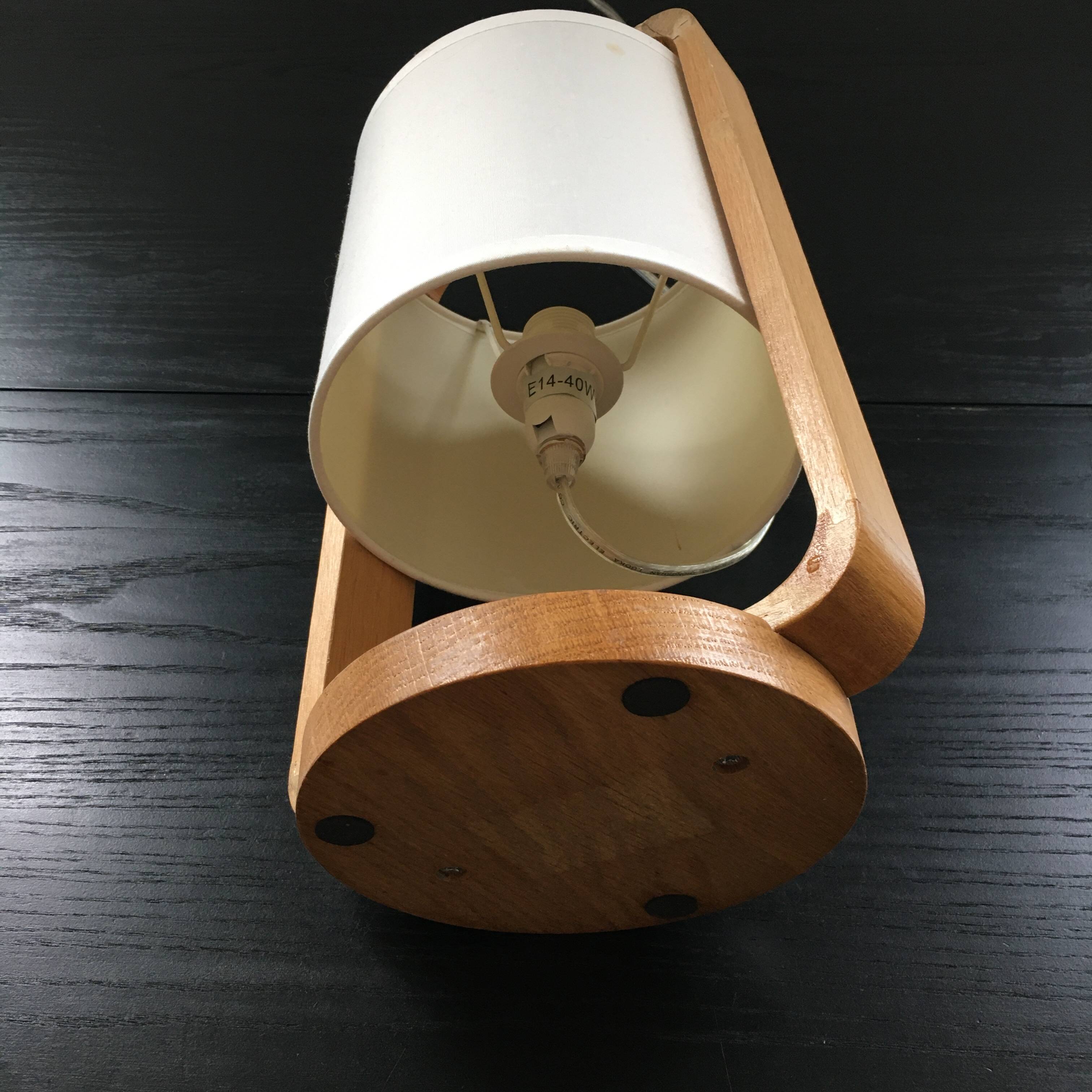 Scandinavian pine lamp