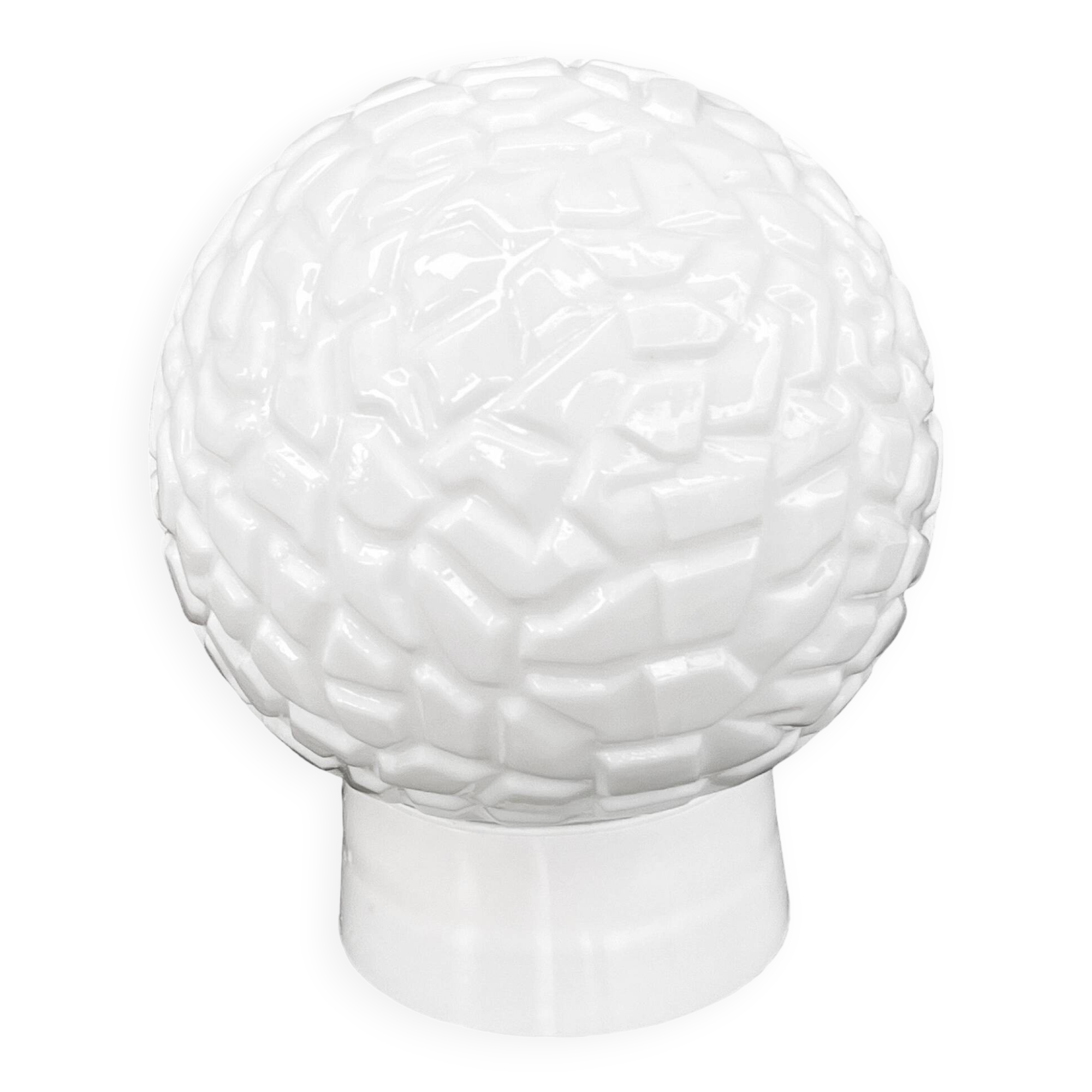 Spherical globe wall lamp, Elektrosvit Nové Zámky, Czechoslovakia, 1960s.