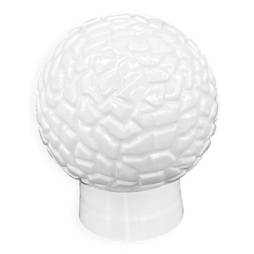 Spherical globe wall lamp, Elektrosvit Nové Zámky, Czechoslovakia, 1960s.