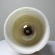 White sculpted alabaster night light, classic style, circa 1950-1970.
