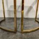 Vintage brass dining room set by Belgochrom, 1970s