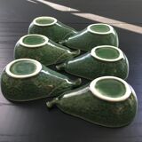 Set of 6 avocado cups