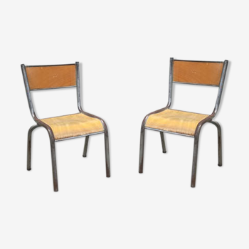 Duo de chaises école mullca 510 modèle enfant