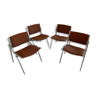 Suite qe 4 chair VAGHI UNO . Italian design. His 60s/70s