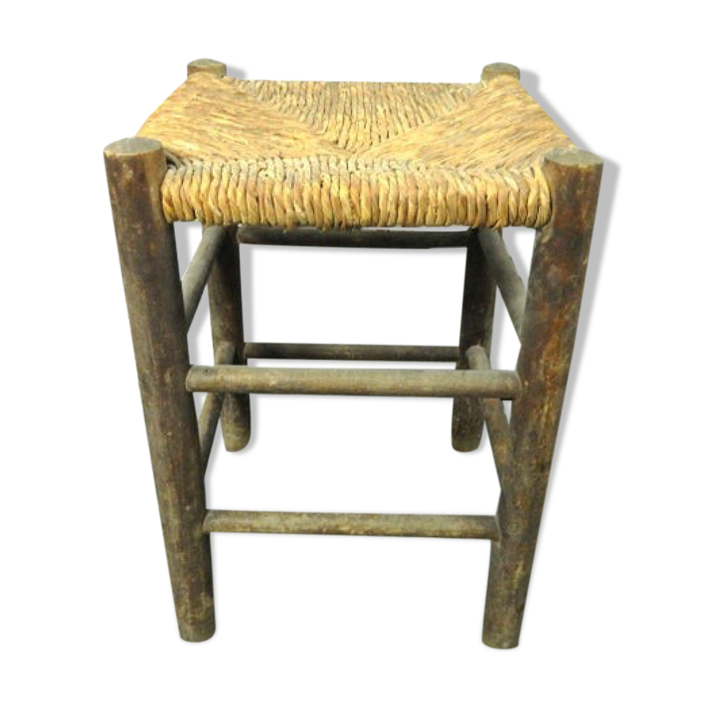 Wooden and straw, vintage