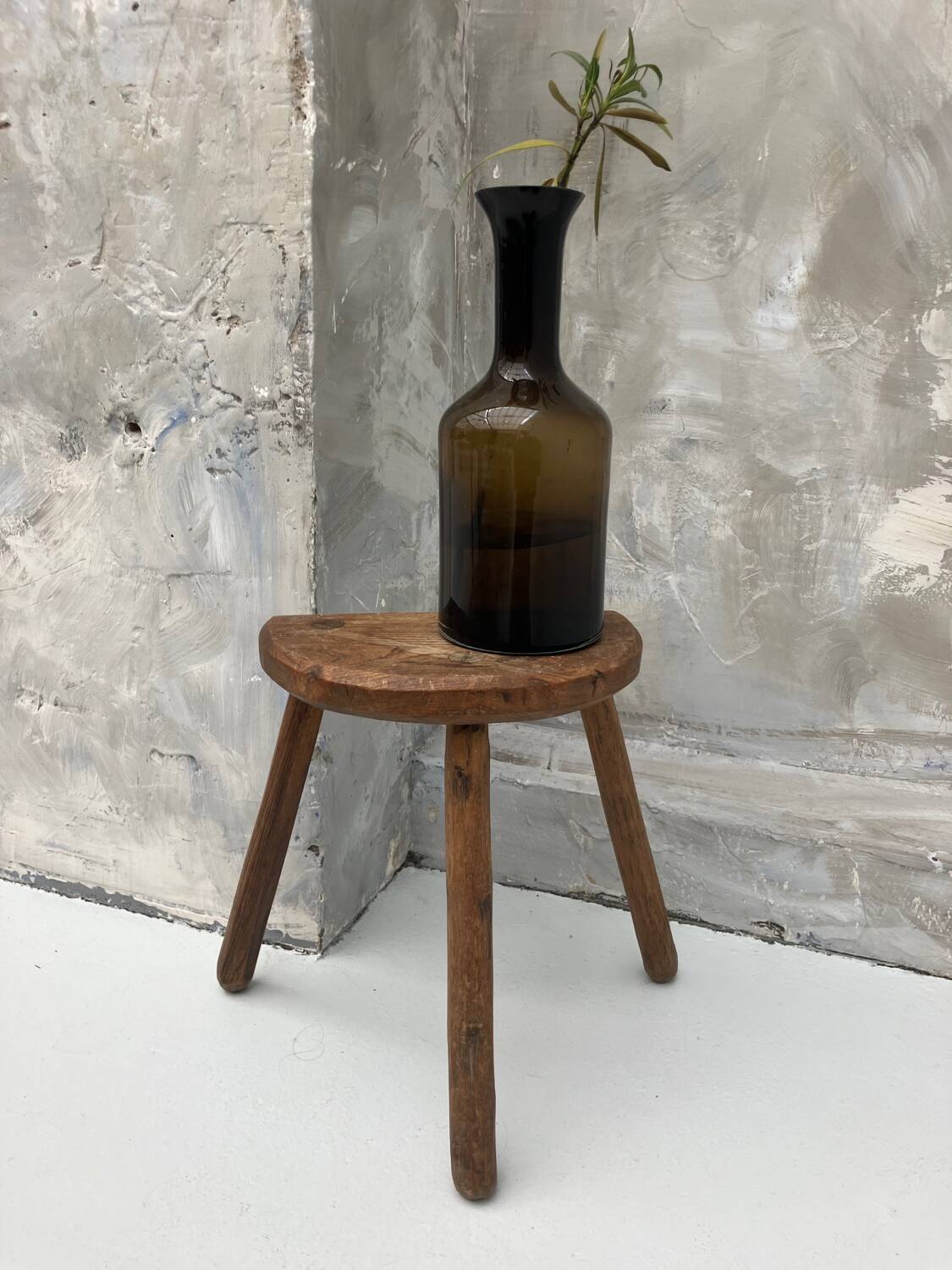 Brutalist tripod stool