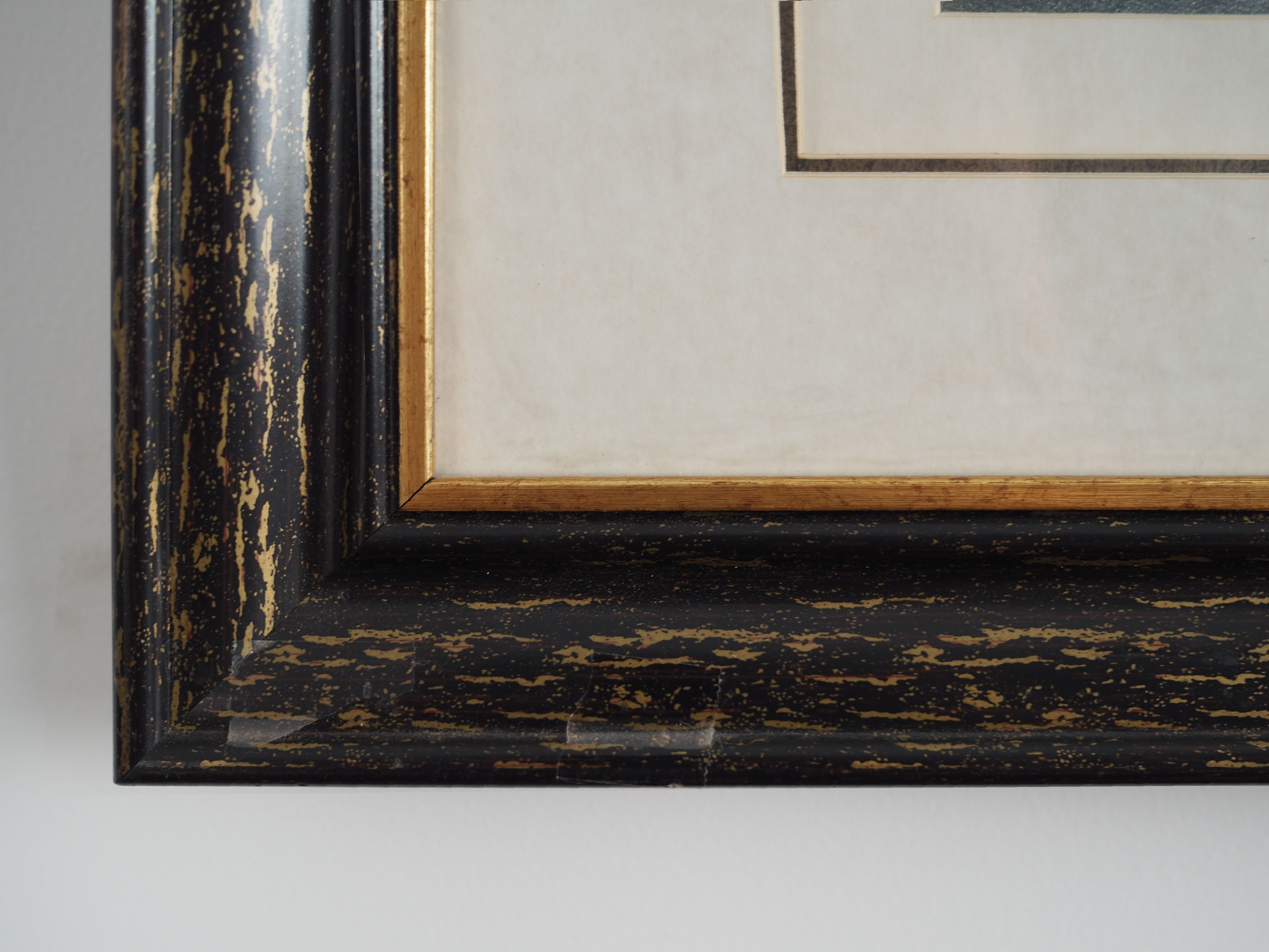 Painting „The White Flower”, Scandinavian design, 1970s