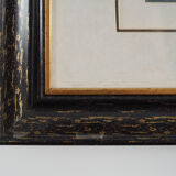 Painting „The White Flower”, Scandinavian design, 1970s