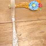 Vintage barbotine knife rest