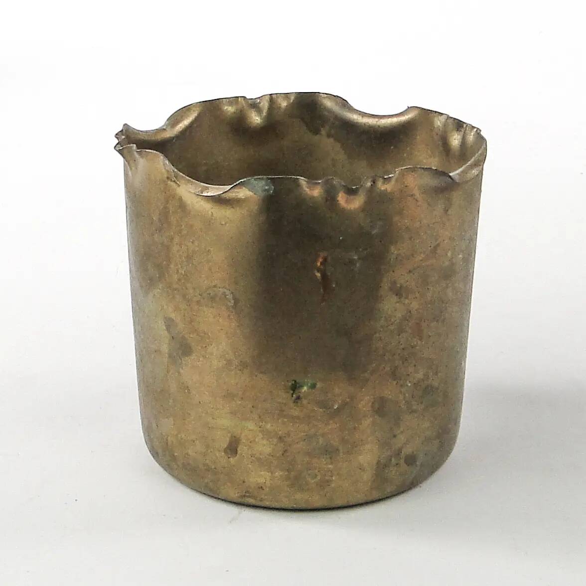 Cigar container, Art Nouveau, brass, Germany, early 20th century