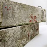 polychrome cement planters from Emile Taugourdeau’s Zoological Garden - set of 4