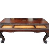 Large Louis XV style mahogany desk, 19th century