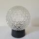 Glass ceiling lamp and bakelite RZB Leuchten
