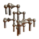 Set of 6 Nagel Stoff candlesticks years 70