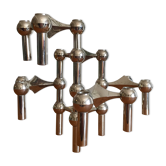 Set of 6 Nagel Stoff candlesticks years 70