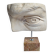 Eye of Michelangelo's "David", vintage cast after Brucciani, on base, 27 cm