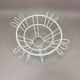 Vintage coffee table in wrought iron and glass, Italy, 1950s.