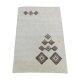 Mid century beni ourain moroccan wool hand-knotted carpet 295x197cm