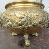 Brass planter