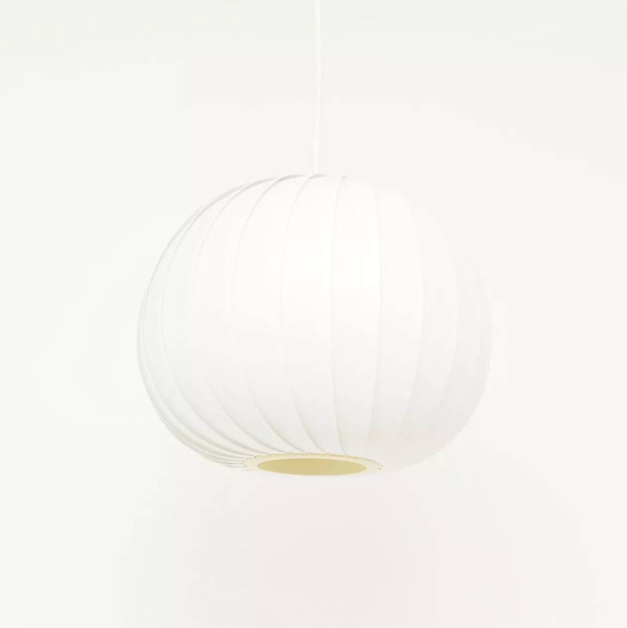 White Menuett lamp by L. Schioler, Denmark 1972