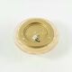 Vintage Geometric Amber Glass Wall Light or Ceiling Light - Limburg, 1960s