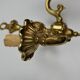 Pair of wall lamps with two lights in Louis XV style bronze