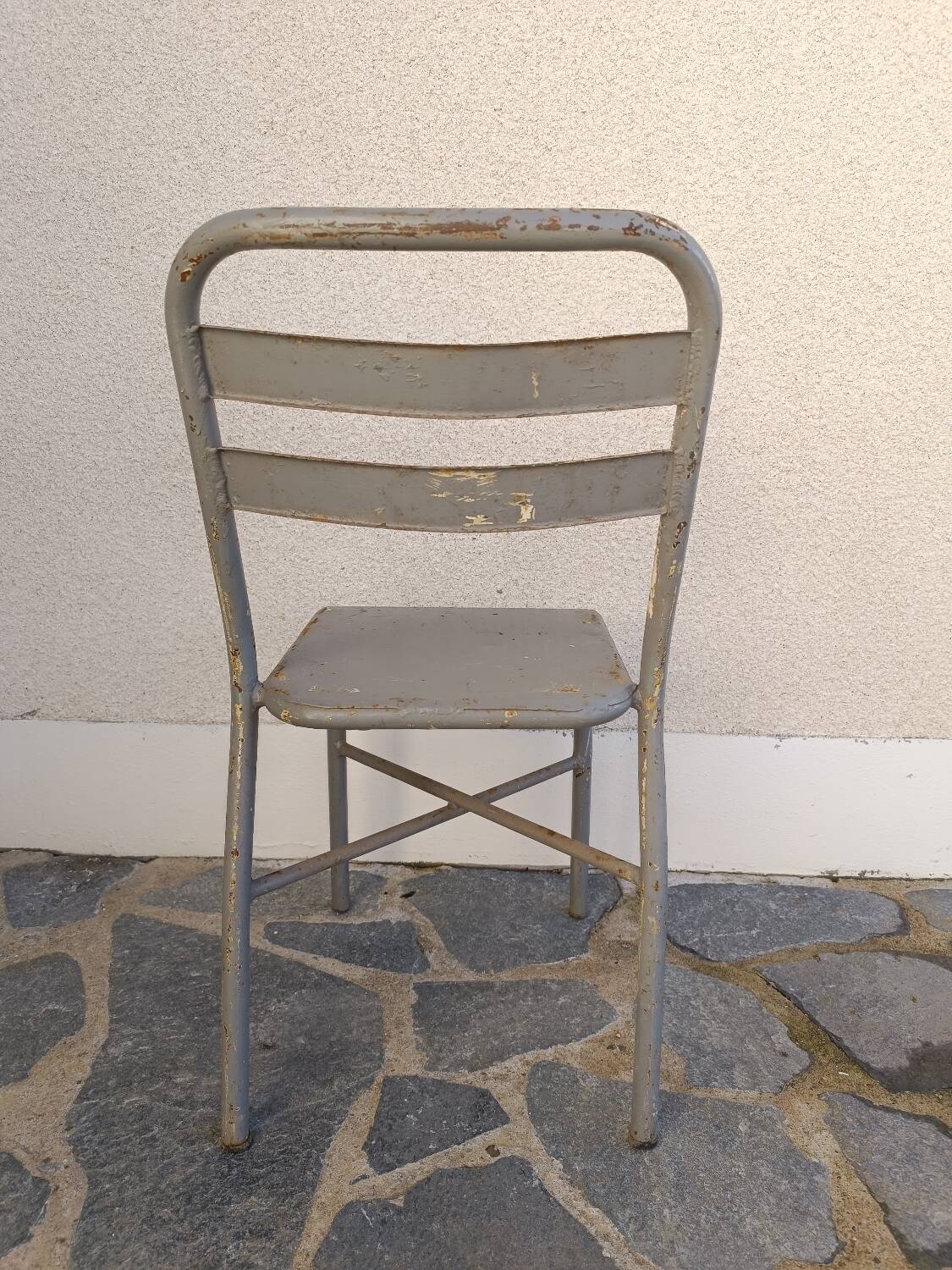 Ancienne chaise guinguette / bistrot vintage