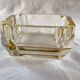 Baccarat Art Deco crystal square ashtray