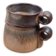 Vintage water butter dish Arts-Ceram Grand Feu – Michel Pointu, Puisaye stoneware from the 1950s
