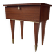 Chevet vintage placage acajou