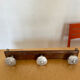 Patere vintage bois et aluminium