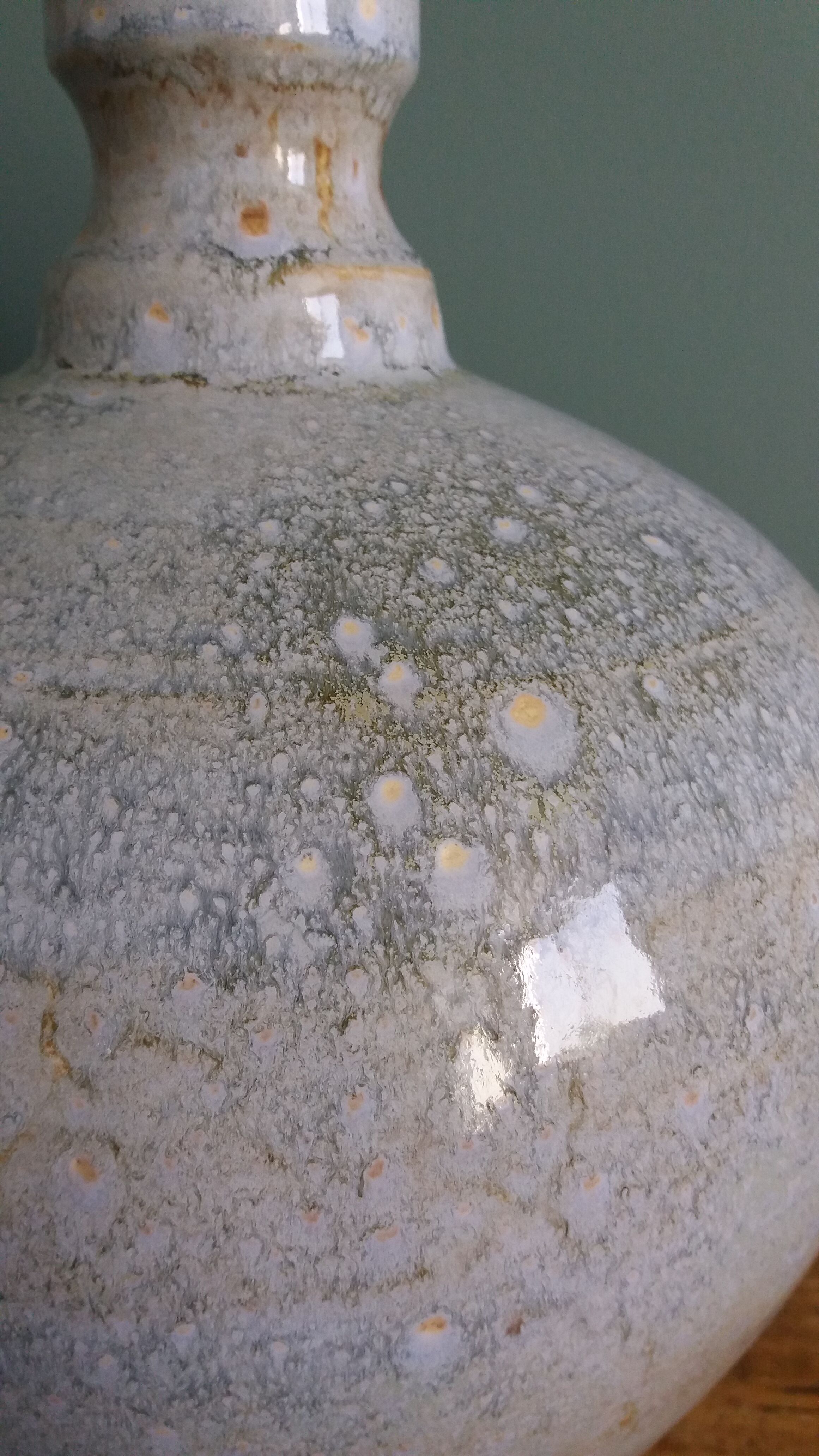 Ceramic vase jar signed Pierrefonds