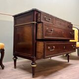 Commode En Acajou D’époque Louis XVI XVIII Eme Siècle
