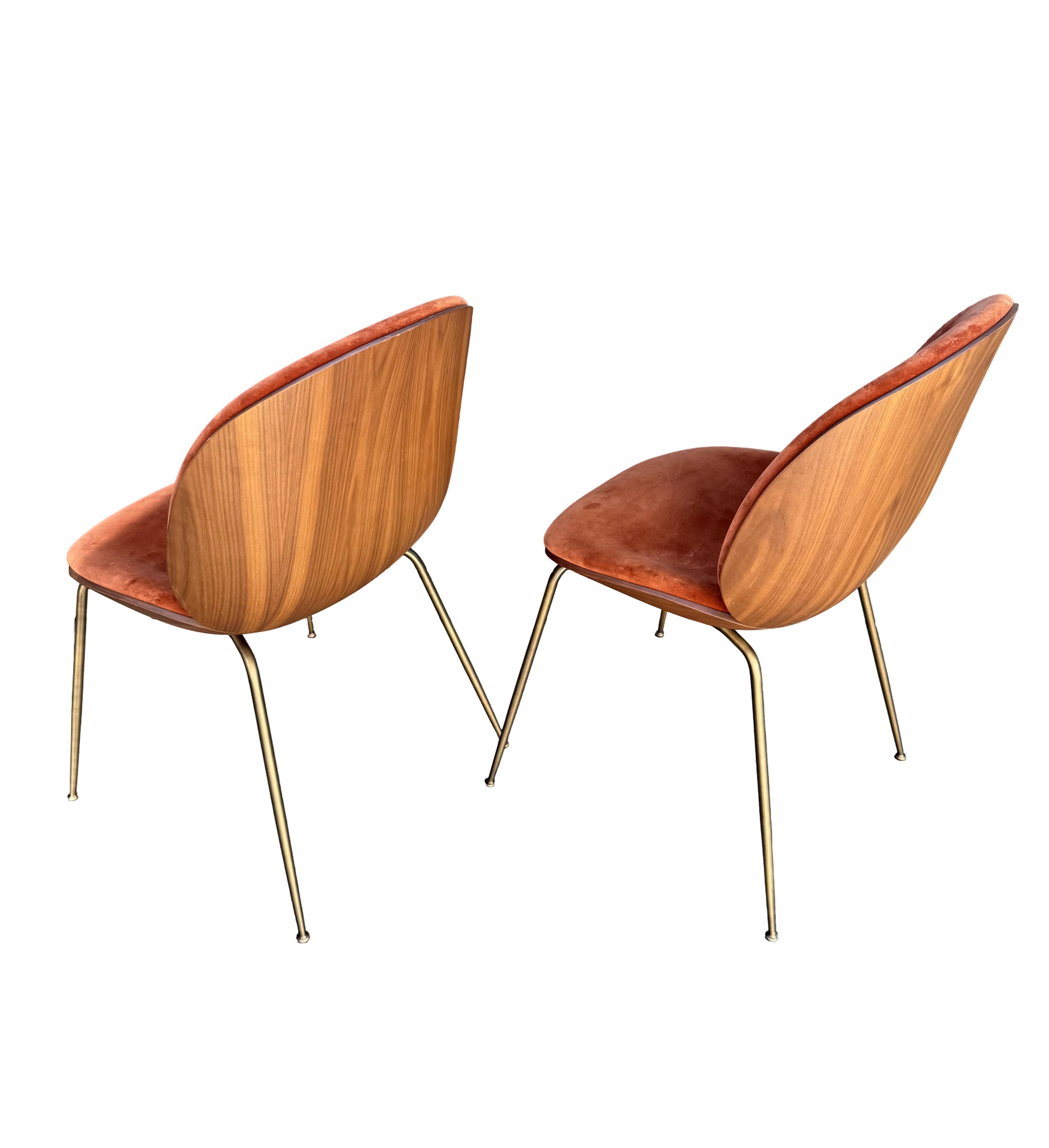 Pair of Gubi Beetle Chairs