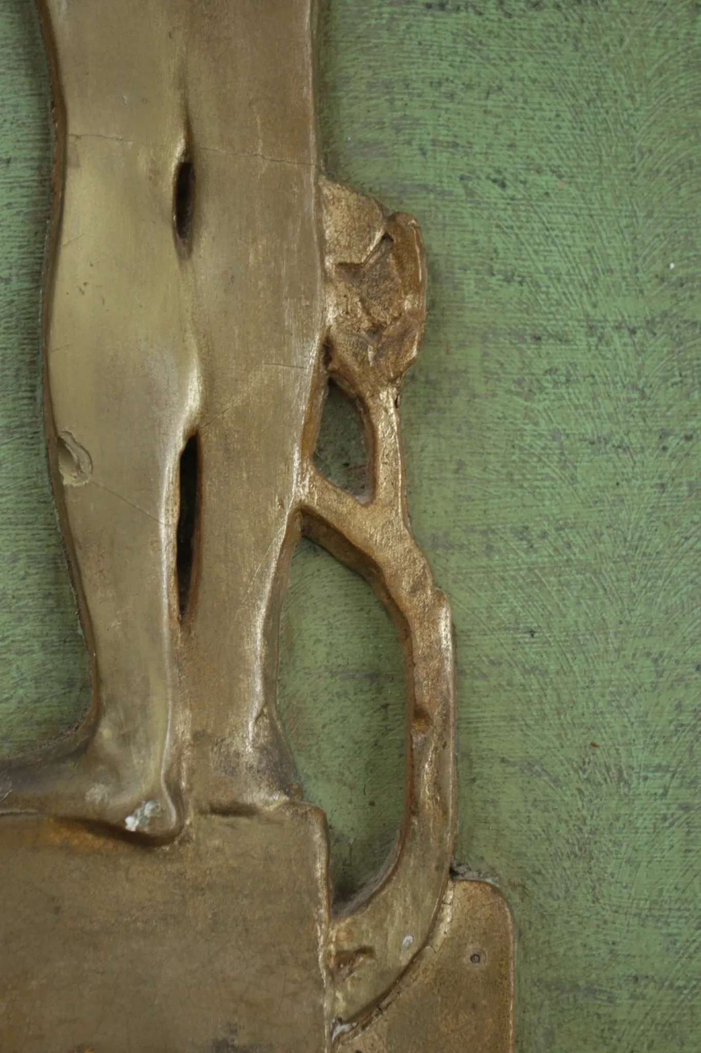 Rowley Gallery Art Deco mirror with gilt relief of a girl, London c.1930