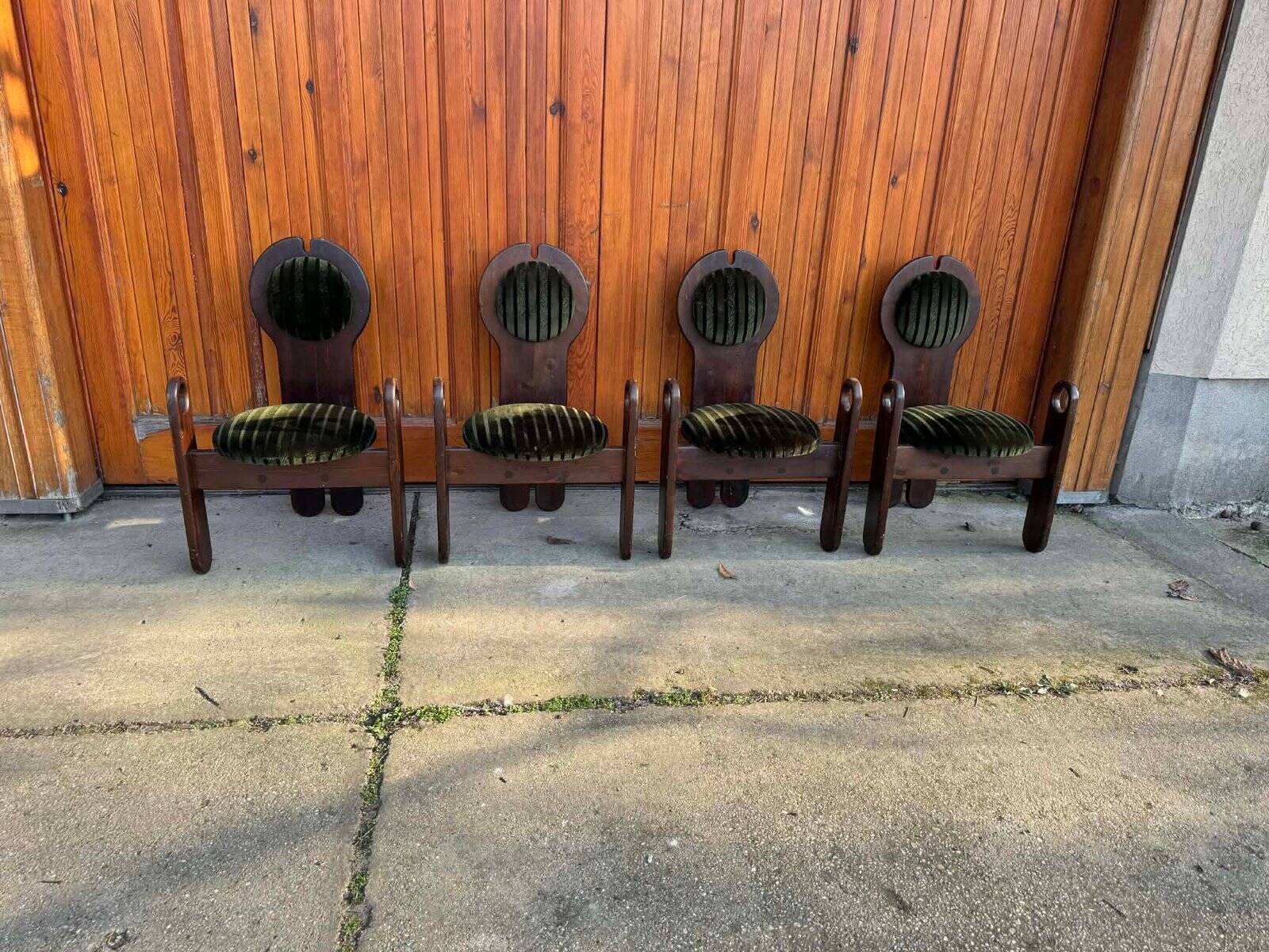Mid-Century Dining Chairs from Szedleczky Maria, 1960s, Set of 4