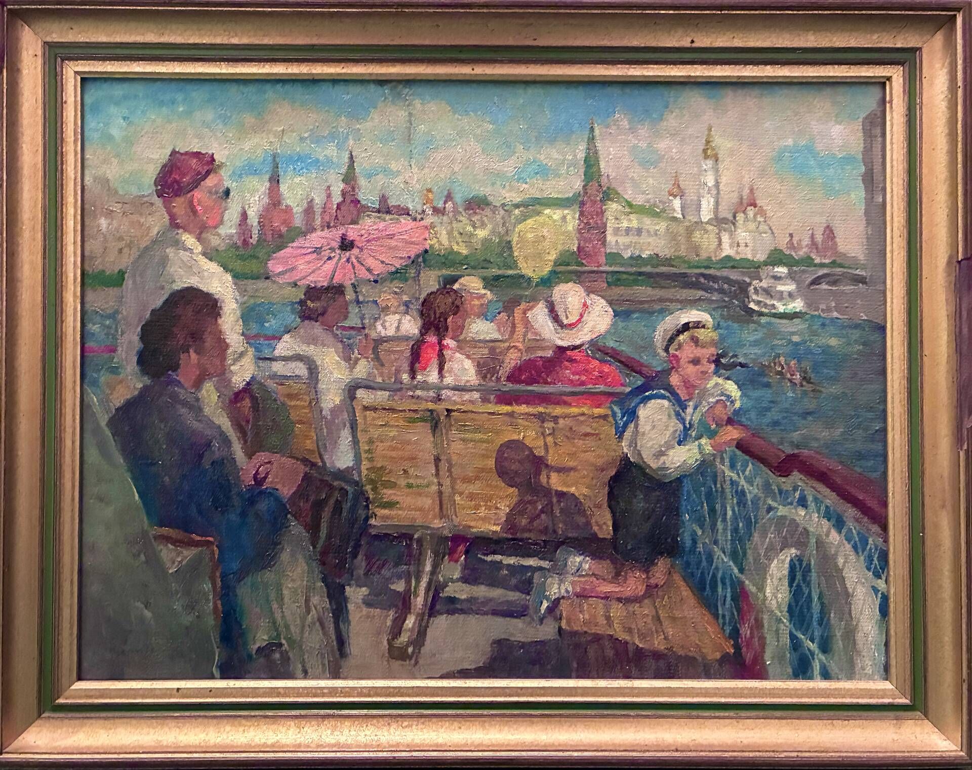 A boat in Moscow, Verigo Anatoly Konstantinovitch