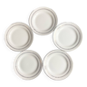 Sarreguemines Dubarry earthenware dessert plates