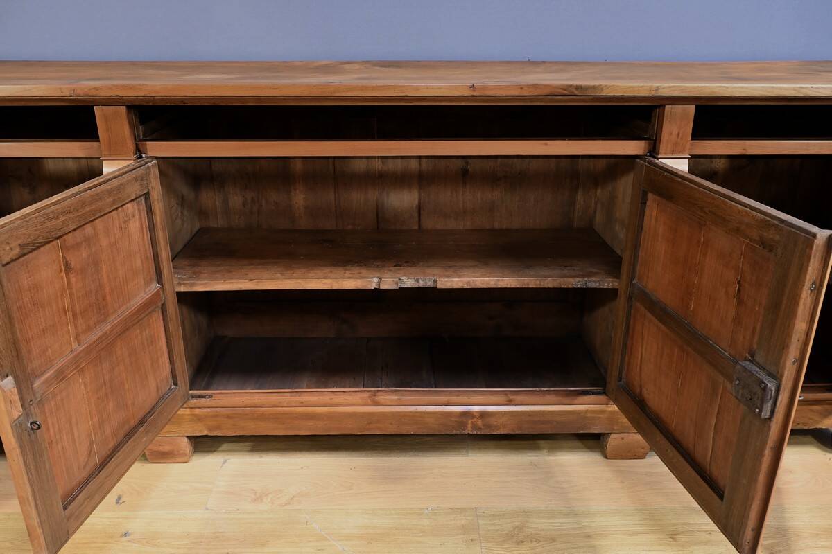 Large Cherrywood Sideboard, Restoration Style – Mid-19th Century