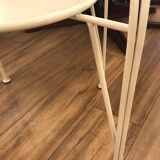 Fauteuil crème Lune d'Argent de Pascal Mourgue